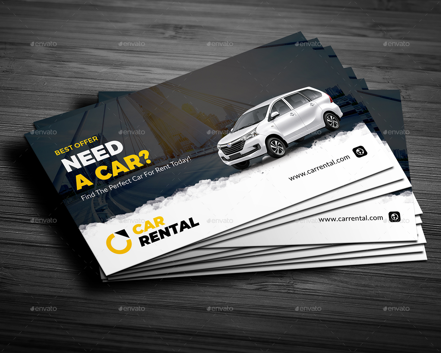Car Rent Business Card, Print Templates GraphicRiver
